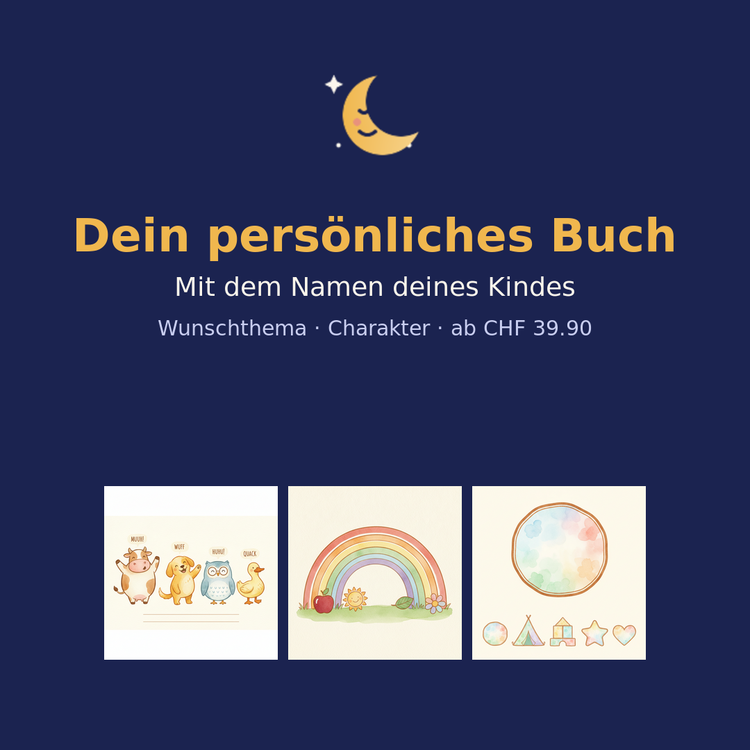 Persönliches Buch mit dem Namen deines Kindes