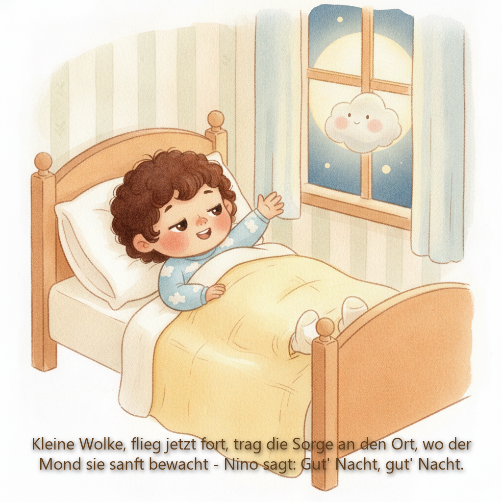 Innenseite aus Nino und die Sorgenwolken