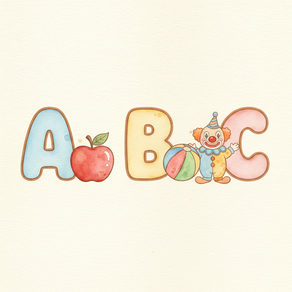 Das Alphabet - von A bis Z